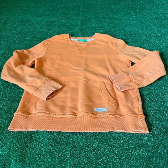 United Colors of Benetton Kangaroo Pocket Crew Neck Sweatshirt Kids Size XL - Picture 1 of 10